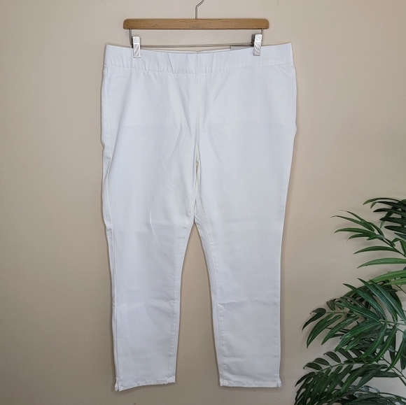 NWT NYDJ | Alina Pull-On Ankle Jeans in Endless White - Picture 1 of 6